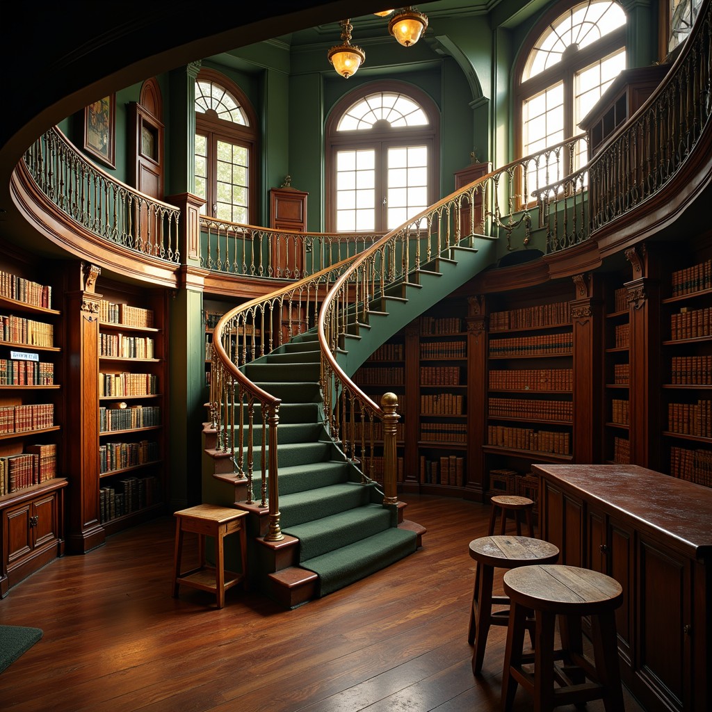 Free Elegant Library Spiral Image - Library, Spiral, Staircase ...
