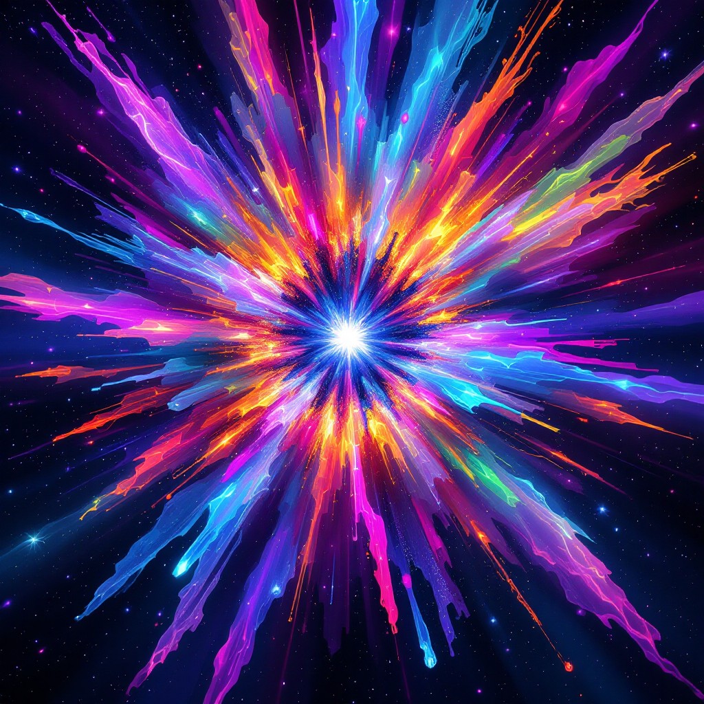 Free Cosmic Color Explosion Image - Explosion, Cosmic, Colorful ...
