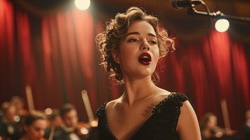 Singer Performance Stage Free Singer's Passionate Performance Image - Singer, Performance ...