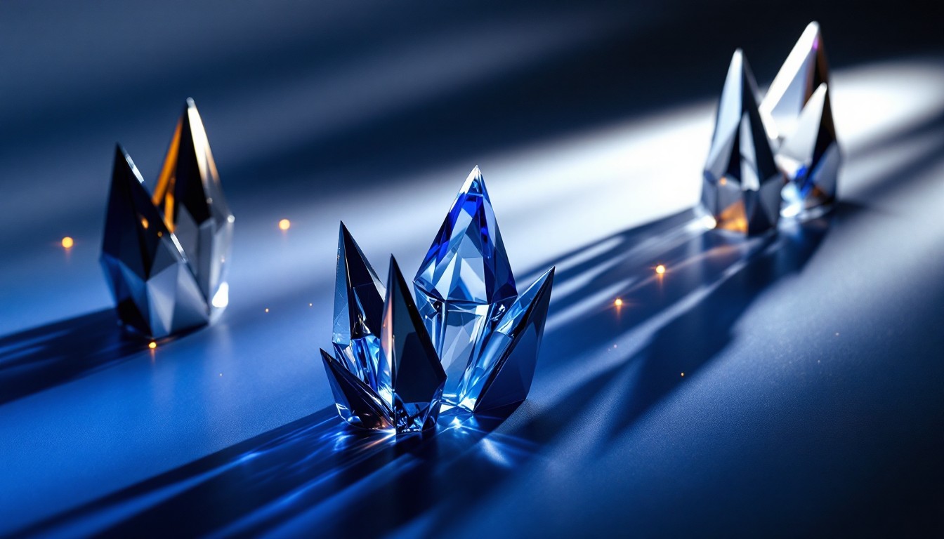 Free Sharp Crystal Geometry Image - Crystal, Geometric, Metallic ...