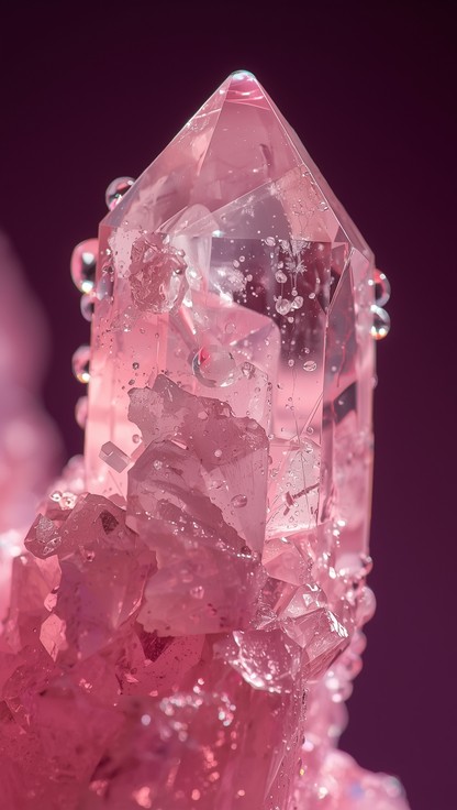 Translucent Pink Crystal Free Crystal Love Bond Image - Gemstones, Crystals, Pink | Download at ...