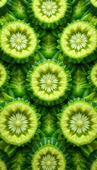 Zucchini Pattern Free Spiraling Zucchini Pattern Image - Kaleidoscope, Zucchini ...