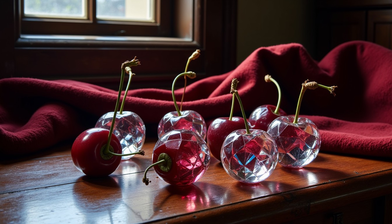 Free Crystal Cherries Illuminated Image - Crystal, Cherries ...