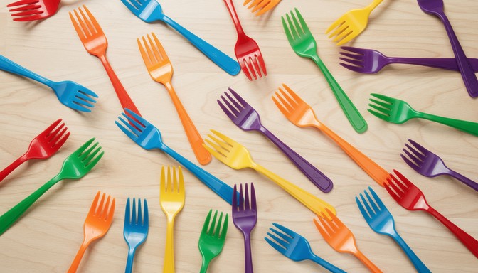 Free Colorful Plastic Spoons Image - Colorful, Spoons, Plastic ...