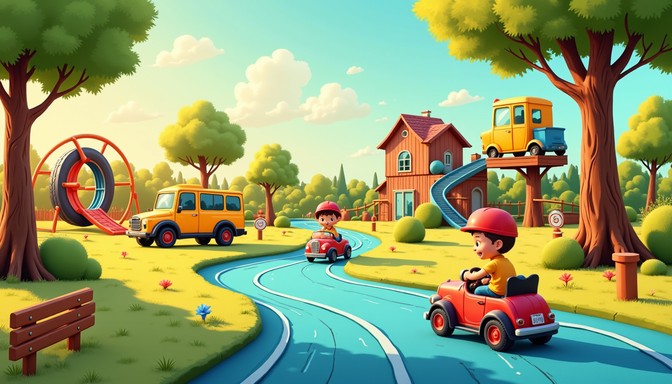 Free Toy Car Wonderland Image - Cars, Children, Playground | Download ...