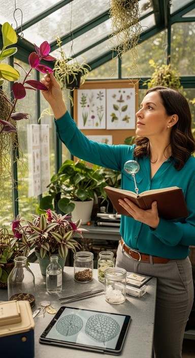 Free Botanical research exploration Image - Greenhouse, Botanist ...