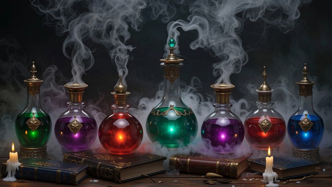 Free Mysterious Potion Collection Image - Potions, Gothic, Victorian ...