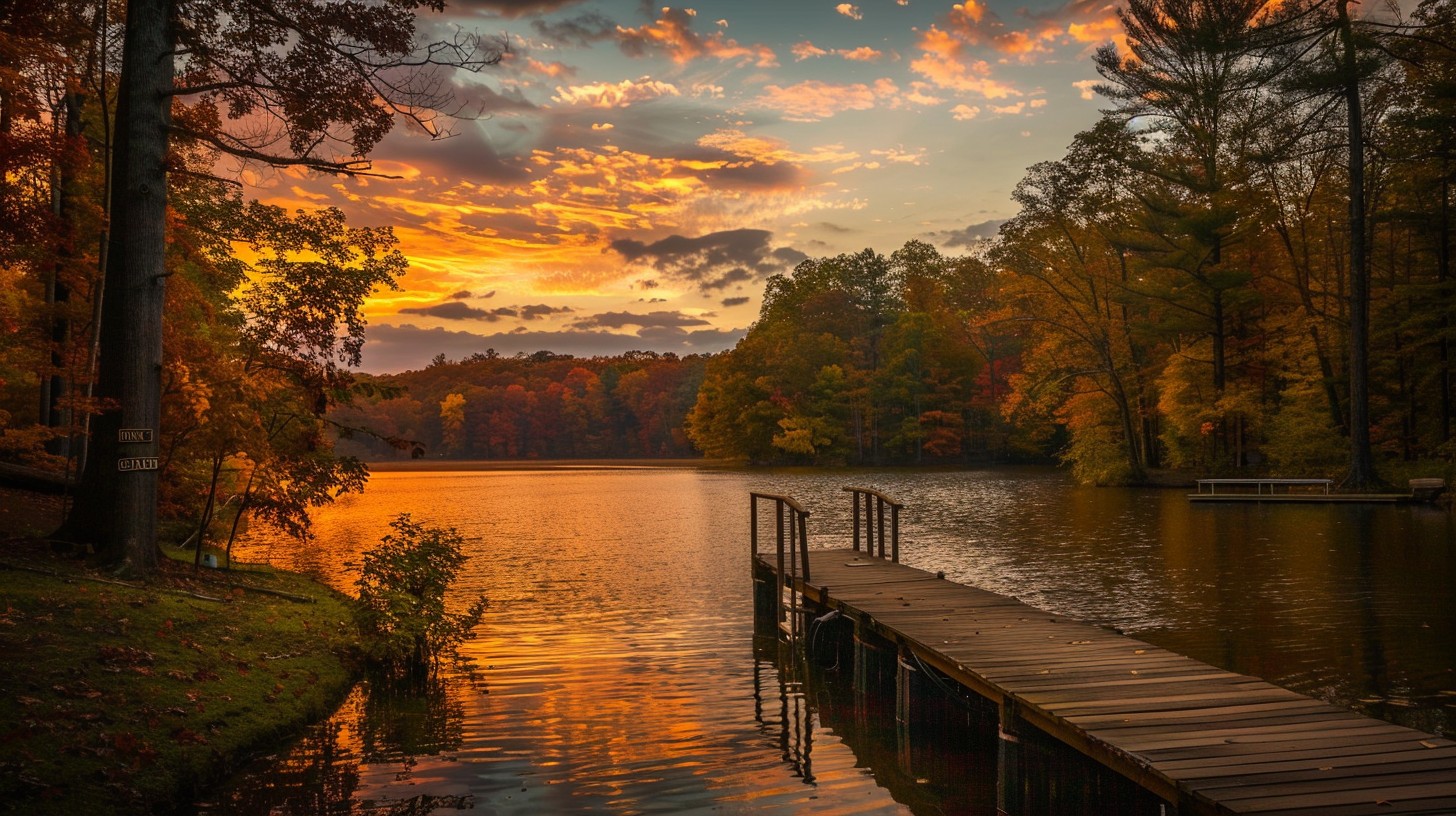 Free Autumn Lake Sunset Image - Sunset, Autumn, Lake | Download at ...