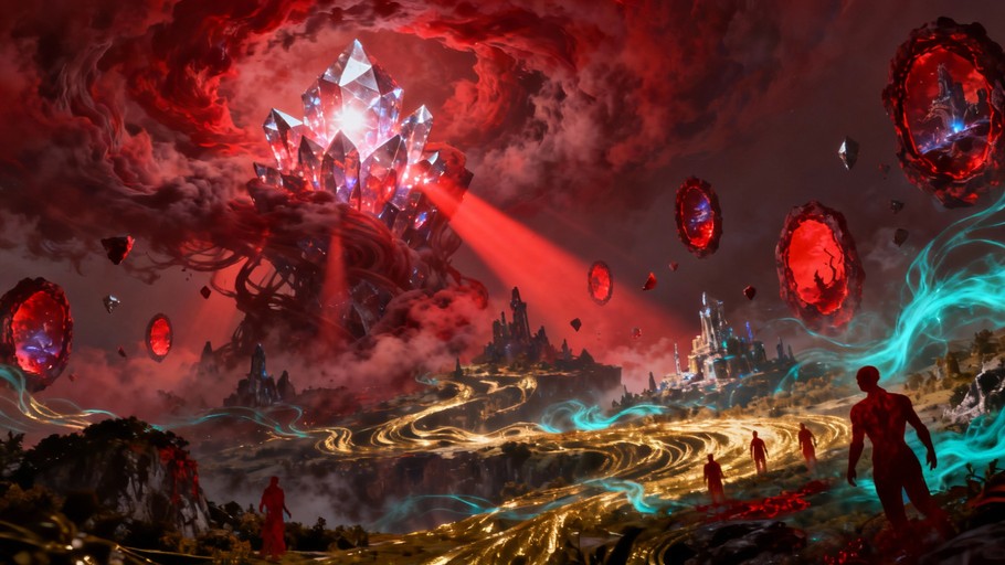 Free Otherworldly Crimson Fantasy Image - Surreal, Fantasy, Crimson ...