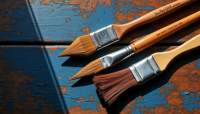Free Weathered Artist Brushes Image - Paintbrush, Artist, Studio ...