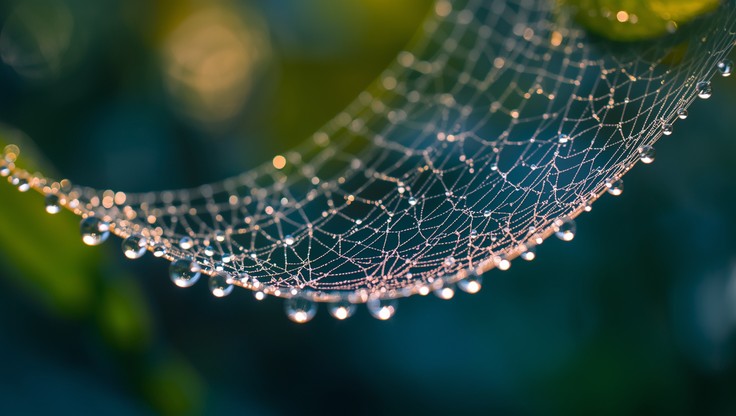 Free Dewy Web Jewels Image - Dewdrops, Spiderweb, Macro | Download at ...