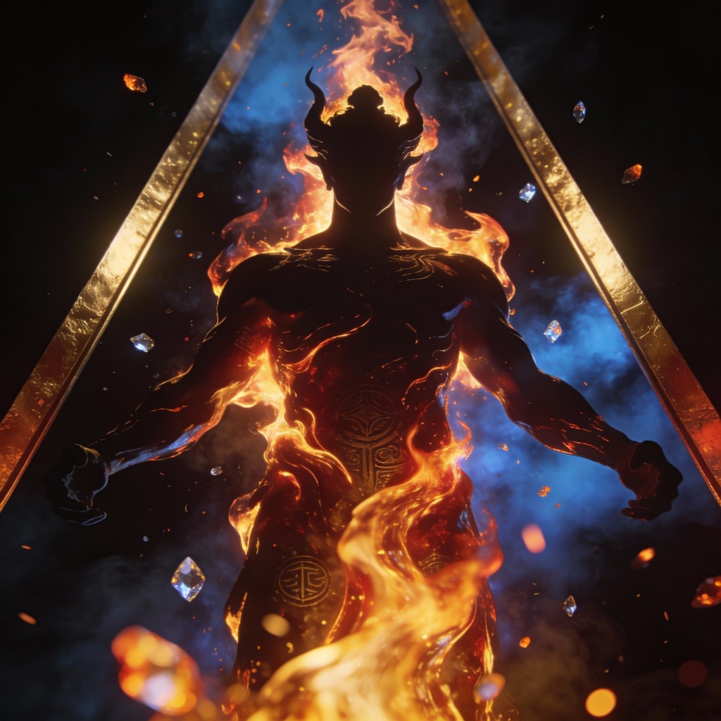 Free Rising From Fire Image - Fire, Flames, Silhouette | Download at ...