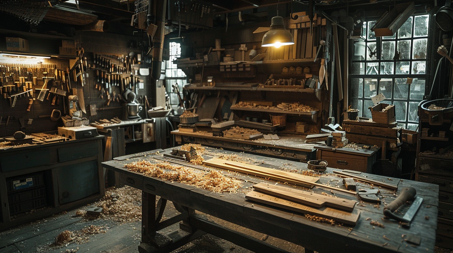 Fast Carpentry Workshop Free Carpenter's Busy Workshop Image - Workshop, Woodworking, Carpentry ...