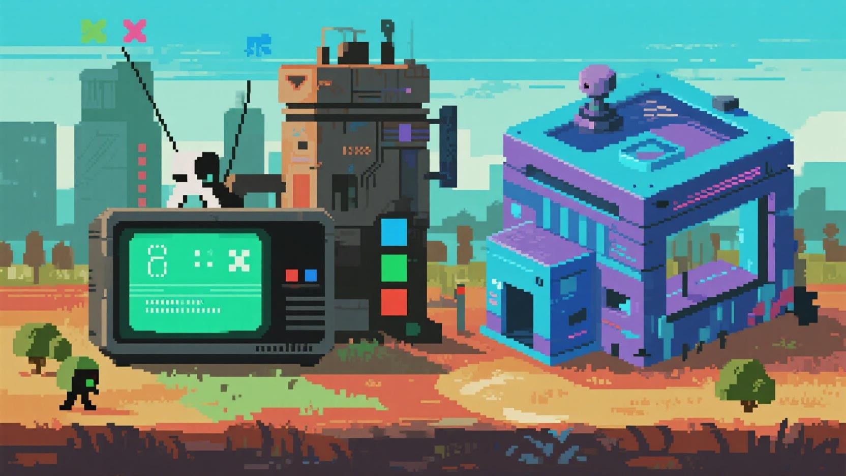 Free Pixel Art Evolution Image - Pixelart, Retro, Digital | Download at ...
