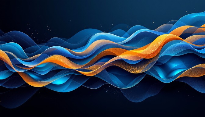 Free Flowing Blue Waves Image - Water, Blue, Flow | Download at StockCake