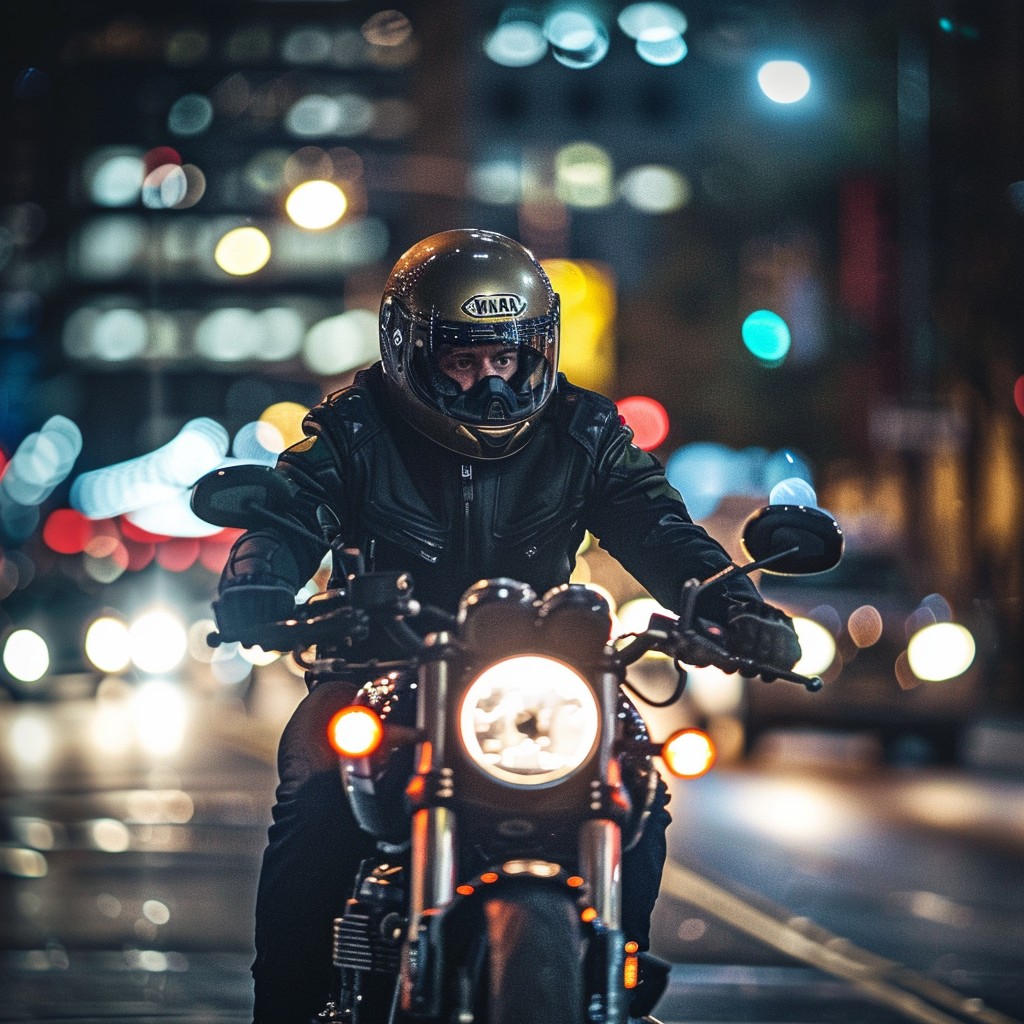Free Nighttime Motorcycle Ride Image - Motorcycle, Night, City ...