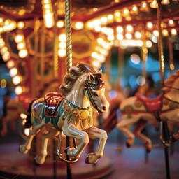 Free Colorful Carousel Toy Image - Carousel, Toy, Colorful | Download ...