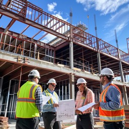 Free Construction Site Meeting Image - Construction, Meeting ...