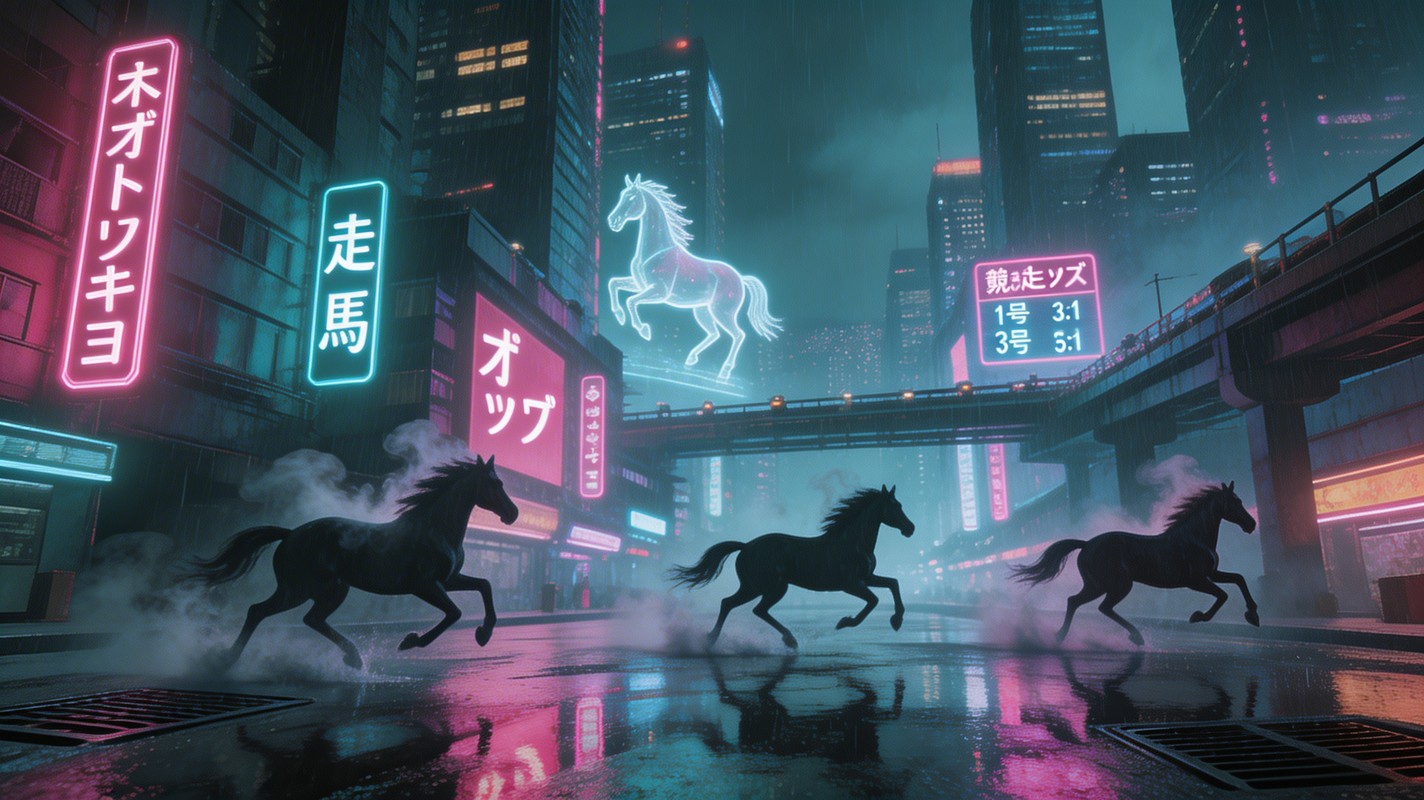 Free Neon Horses Running Image - Cyberpunk, Horses, Neon | Download at ...