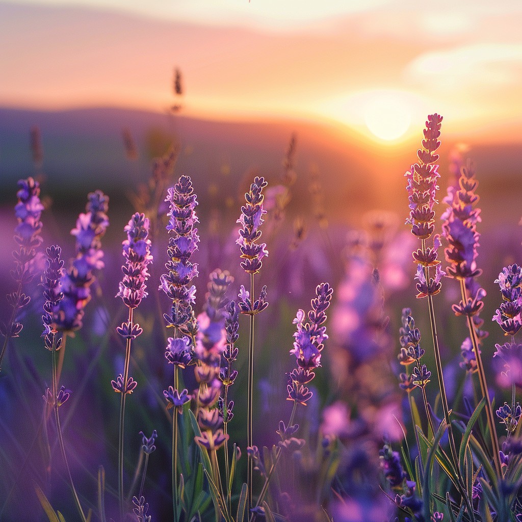 Free Lavender Field Sunset Image - Sunset, Lavender, Fields | Download ...