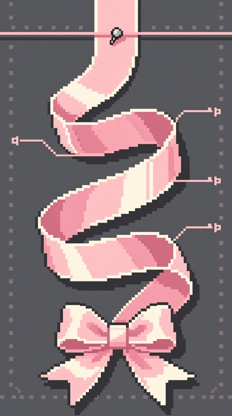 Free Transforming Ribbon Flow Image - Ribbon, Pixel, Pink | Download at ...