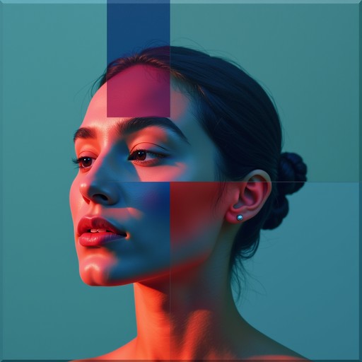 Free Fragmented Geometric Portrait Image | Download at StockCake