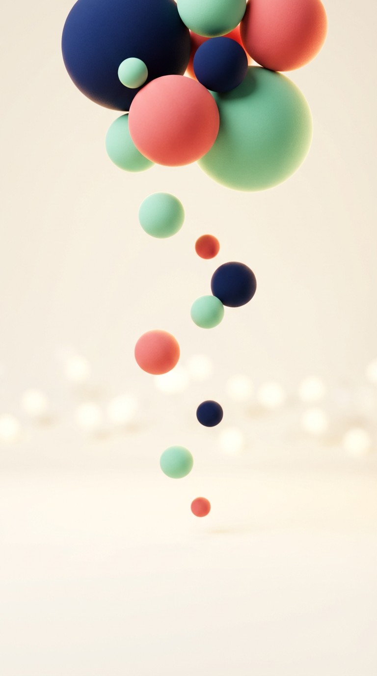 Free Floating Spheres Arrangement Image - Spheres, Geometric, Minimal ...