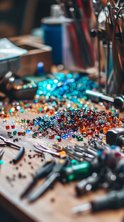 Free Crafting Workbench Chaos Image - Crafting, Beads, Jewelry ...