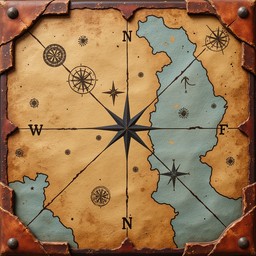 Free Vintage Compass Map Image - Map, Compass, Vintage | Download at ...