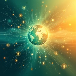 Free Connected Digital World Image - Digital, Network, Global ...