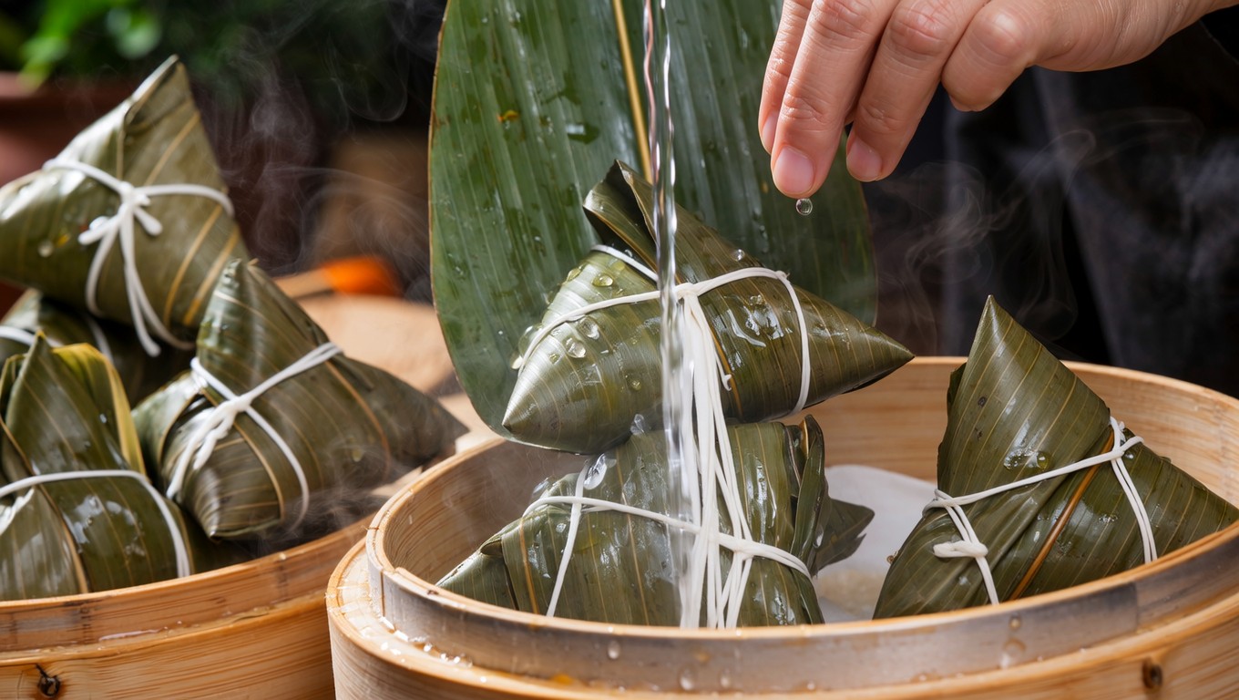 Free Handmade Rice Dumplings Image - Dumplings, Bamboo, Rice | Download ...