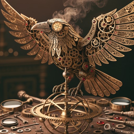 Free Clockwork Raven Masterpiece Image - Steampunk, Mechanical, Raven ...