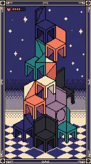 Free Pixel Chair Tower Image - Pixel, Retro, Chairs | Download at StockCake