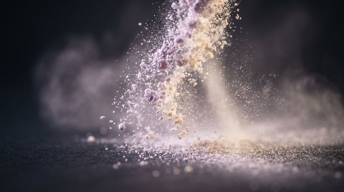 Free Floating Powder Particles Image - Powder, Particles, Dust ...