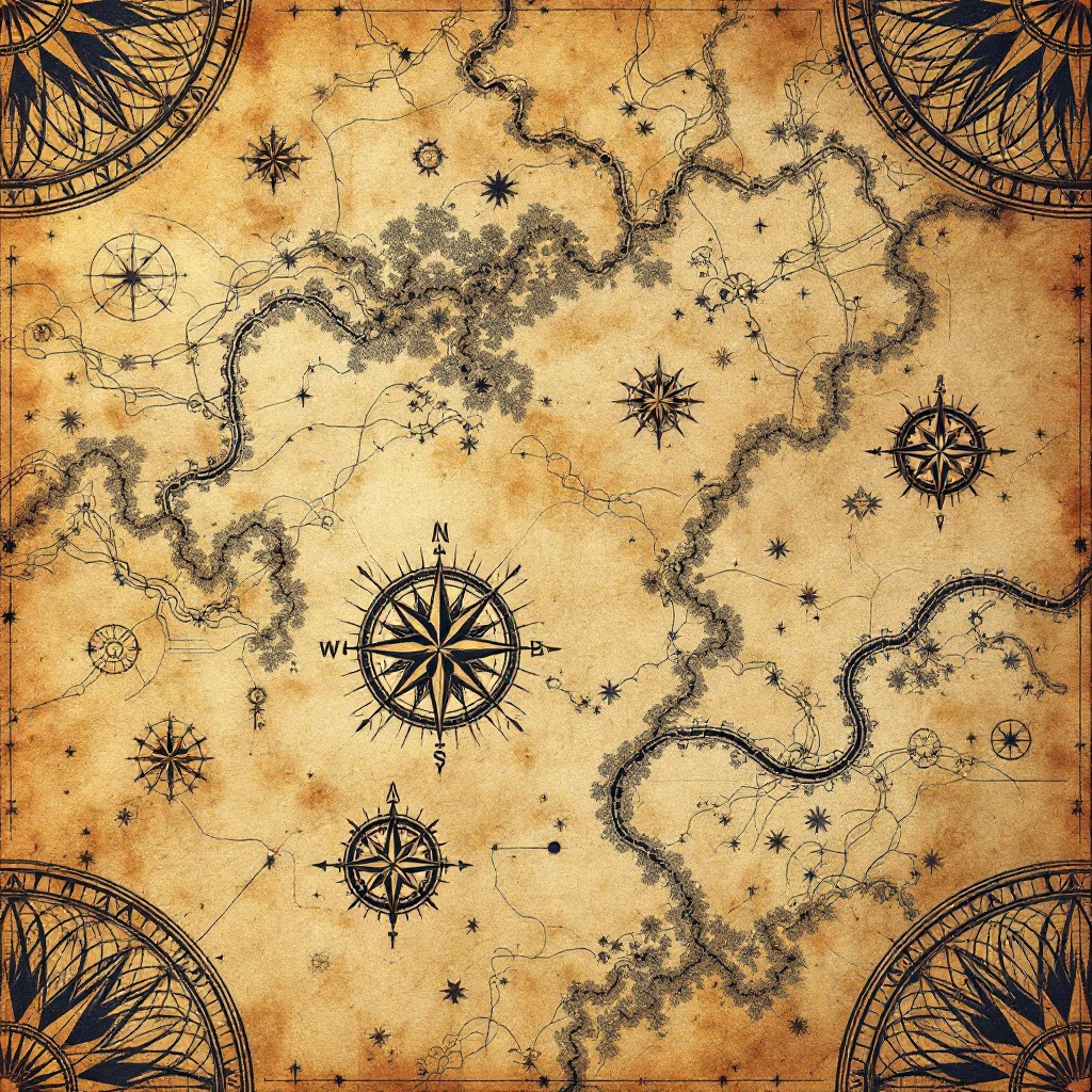 Free Vintage Compass Design Image - Compass, Vintage, Map | Download at ...