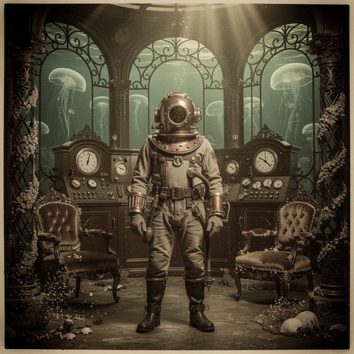 Free Deep Sea Explorer Image - Victorian, Diver, Underwater | Download ...