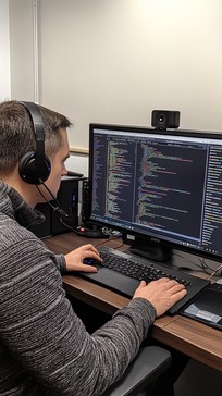 Free Programmer at Work Image - Programmer, Coding, Office | Download ...