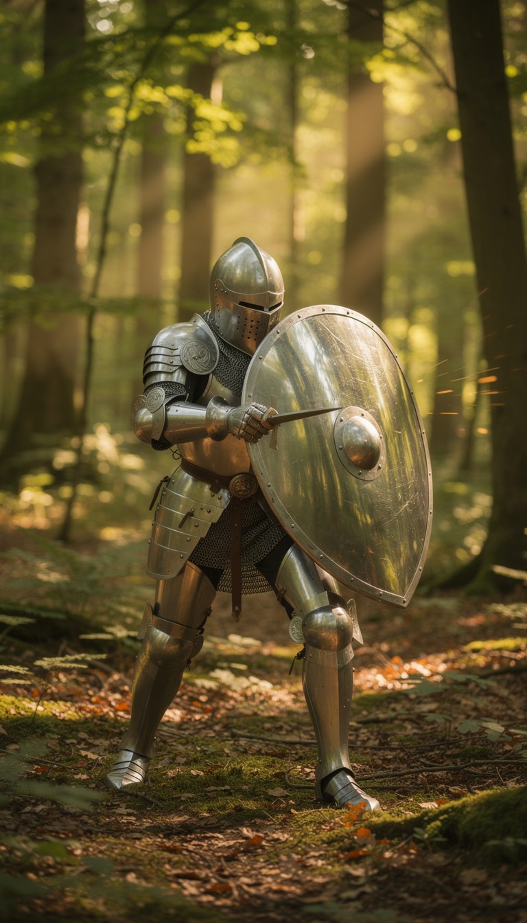 Free Knight Defends Forest Image - Knight, Armor, Shield | Download at ...