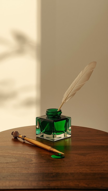 Free Vintage Ink Inspiration Image - Inkwell, Emerald, Green | Download ...