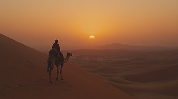 Free Sunset Camel Ride Image - Sunset, Desert, Camel | Download at ...
