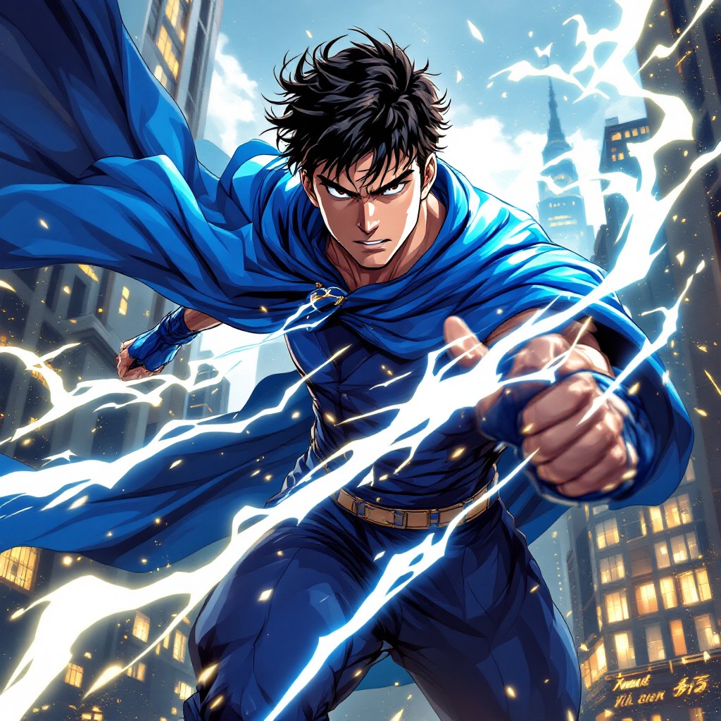 Free Hero Unleashes Power Image - Superhero, Manga, Anime | Download at ...