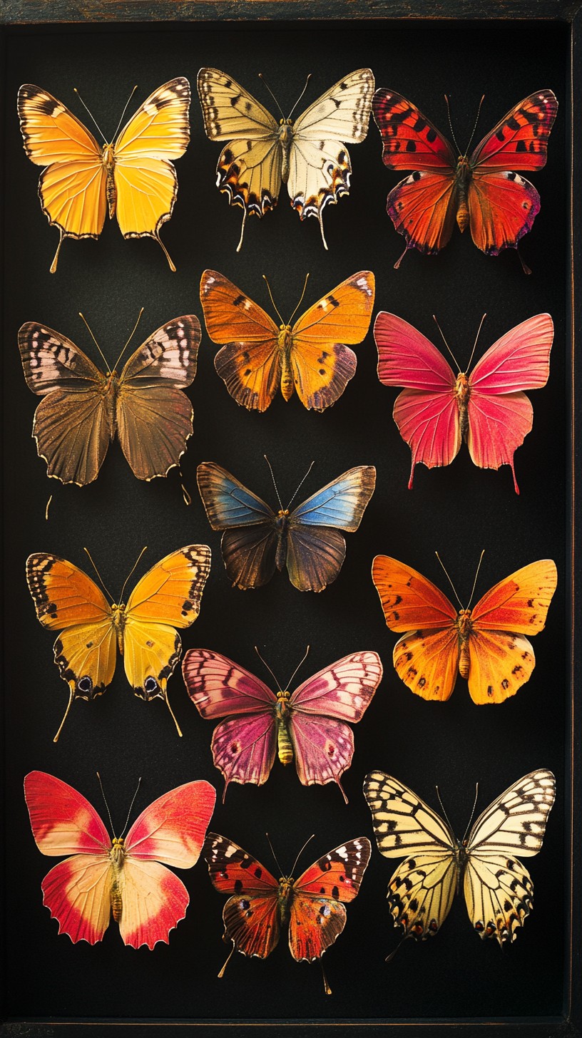 Free Colorful Butterfly Collection Image - Butterflies, Colorful ...