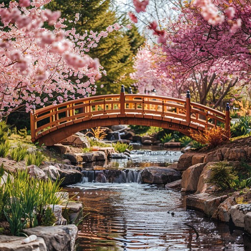 Free Blossoming Spring Bridge Image - Spring, Blossoms, Bridge ...