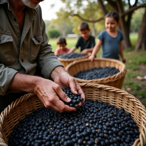 Free Traditional berry harvest Image - Harvest, Berries, Baskets ...