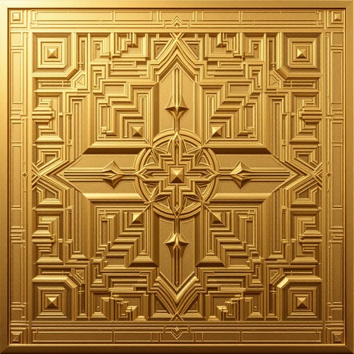 Free Geometric Golden Pattern Image - Geometric, Gold, Metallic ...