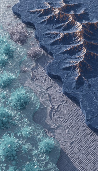Free Textured Dimensional Landscape Image - Abstract, Layered, Texture ...