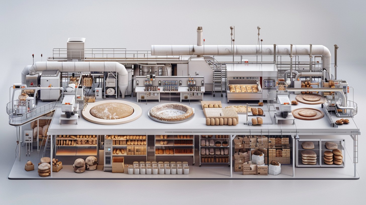 Free Bakery Production Line Image - Bakery, Industry, Production ...