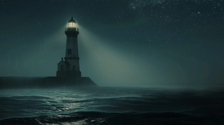 Free Guiding Light Beacon Image - Lighthouse, Night, Sea | Download at ...
