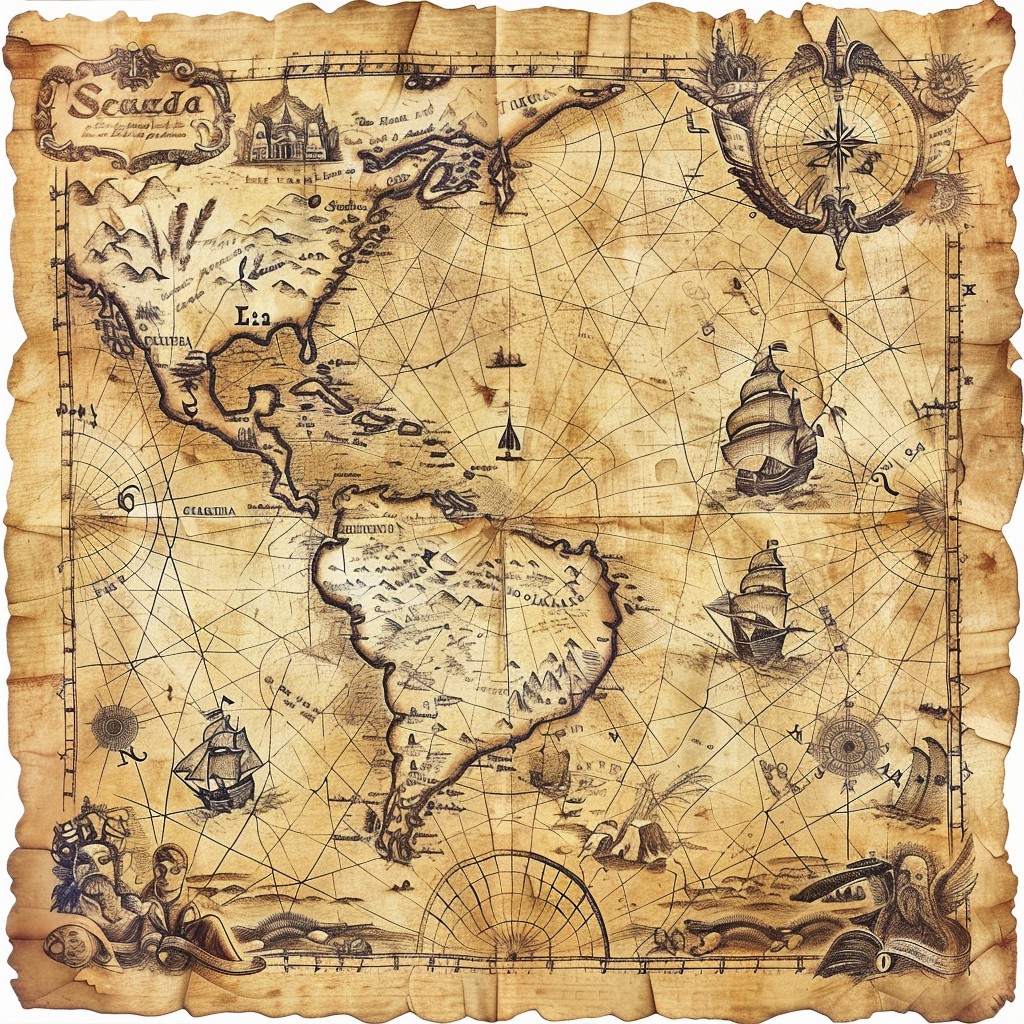 Free Vintage Treasure Map Image - Map, Vintage, Treasure | Download at ...