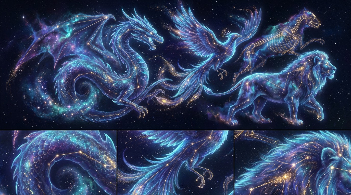 Free Cosmic Creatures Emerge Image - Cosmic, Mythical, Creatures ...